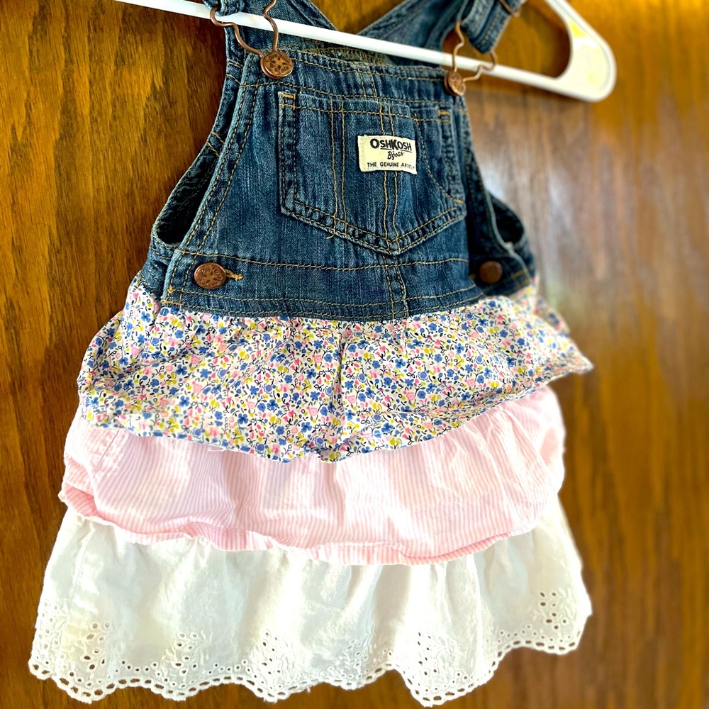 Oshkosh B Gosh - 24 month - Overall Dress - EUC